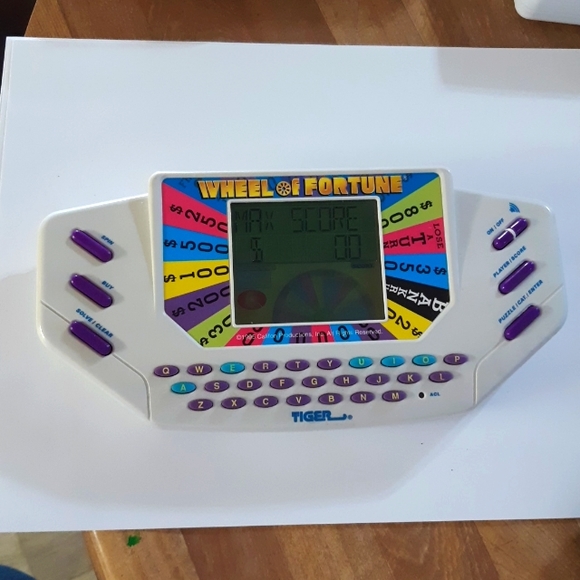 TIGER Other Wheel Of Fortune Handheld Vintage Electronics Game